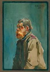 Russischer Soldat, 1916 gefangen genommen, Gustrow