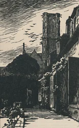Nevers - Turm der Kathedrale, 1919