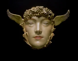 Eine Maske, um 1897