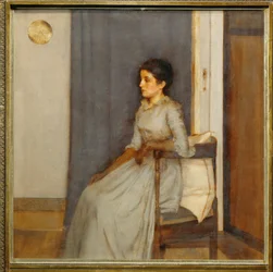 Porträt von Maria Monnom, Tochter des Brüsseler Verlegers, später Mme