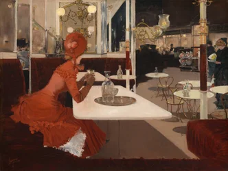 Im Café, 1882-84