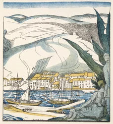 Antibes, aus Gazette de Bon Ton, veröffentlicht 1920