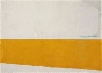 Minimalistischer gelber Horizont