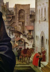Nerli-Altarbild: San Frediano-Tor in Florenz (Detail)