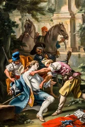 Überfall der Räuber, um 1735/40