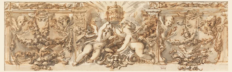 Dekoration eines Frieses, ca. 1770