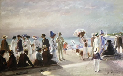 Strandszene; Szene de Plage