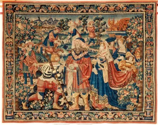 Flämischer Wandteppich. 16. Jahrhundert.