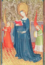 Fol.144v St. Cäcilia, aus dem Stundenbuch von Don Duarte