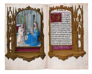 Blätter aus dem Rothschild-Stundenbuch, Gent oder Brügge, ca. 1505