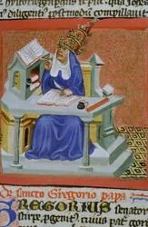 Ms Gen 1111 Seite aus der Legenda Aurea, Brügge, ca. 1400-10