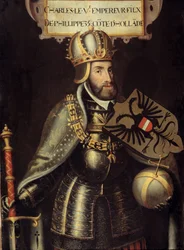 Ganzkörperporträt von Karl V.