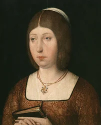 Porträt von Isabella „Die Katholische“, Königin von Kastilien, ca. 1490