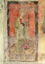 St. Apollonia, Wandgemälde aus der Krypta, ca. 1480-1540