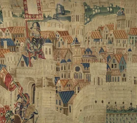 Wandteppich zeigt die Eroberungen von König Alfons V. von Portugal