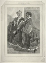 Crinolinographien (Kostüm der Magistratur vorgeschlagen für 1857)