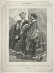 Crinolinographien. Kostüm der Magistratur vorgeschlagen für 1857