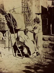 Album Damas et Baalbek: Syrischer Barbier