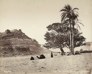 Wüstengebiet am Stadtrand von Kairo, Ägypten