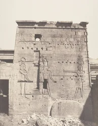 Ile de Fileh Philä, Zweiter Pylon - Östlicher Teil, 1851-52, gedruckt 1853-54