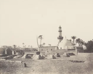 Souâdj, muslimischer Friedhof und Grab von Mourâd-Bey, 1851-52, gedruckt 1853-54