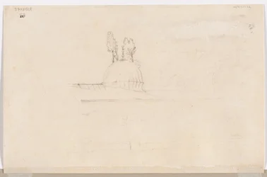 Skizze für Pavillon in der Nähe einer Moschee, 1800er Jahre