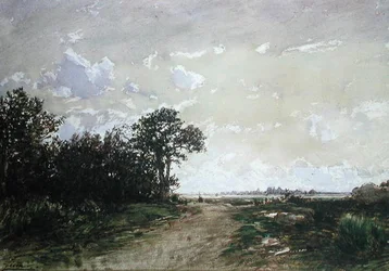 Der Wald von Fontainebleau, in der Nähe von Barbizon