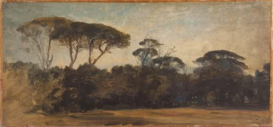 Schirmkiefern bei Neapel, ca. 1847