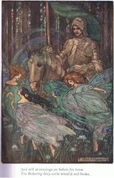 Und immer noch abends vor seinem Pferd (Guinevere)