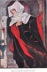 Königin Guinevere hatte den Hof verlassen