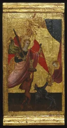 Der heilige Laurentius bittet für die Seele von Kaiser Heinrich II.