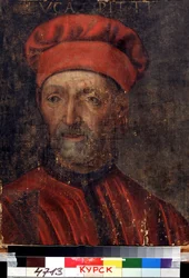 Porträt des reichen florentinischen Bankiers Luca Pitti