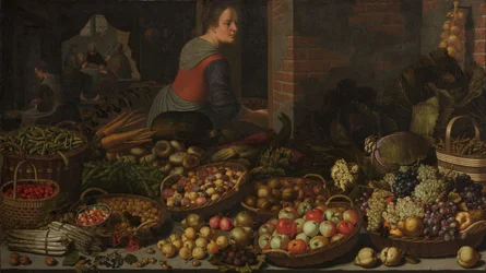 Stillleben mit Obst und Gemüse