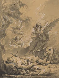 Tod des Heiligen Hieronymus