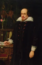 Porträt von William Shakespeare (1564-1616) 1849