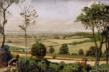 Blick von Shorn Ridgway, Kent, 1849 & 1873