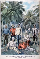Aufständische Kubaner während des Spanisch-Amerikanischen Krieges, 1898