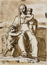 Madonna mit Kind und Heiligem Johannes