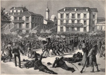 Deportation von Königin Nathalie aus Serbien