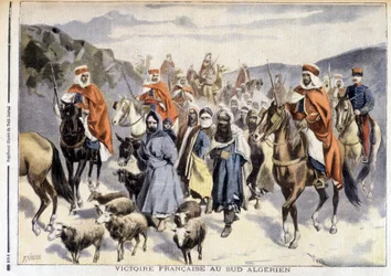 Französischer Sieg in Süd-Algerien - in „Le Petit Journal“ vom 28.03.1897
