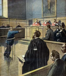 Vor Gericht bezeichnet Eugène Redon Alfred Pacotte als den Mörder