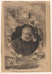 Porträt von Victor Hugo