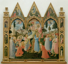 Und Lorenzo Monaco: Abnahme vom Altar der Heiligen Dreifaltigkeit