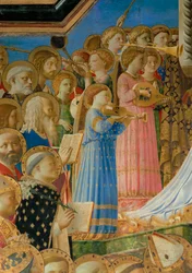 Die Krönung der Jungfrau, gemalt für das Dominikanerkloster in Fiesole