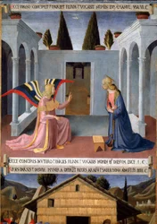 Geschichte des Lebens Christi: Die Verkündigung mit der Taube des Heiligen Geistes