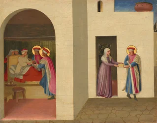 Die Heilung der Palladia durch die Heiligen Cosmas und Damian