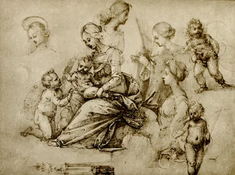 Studie zu einer Madonna