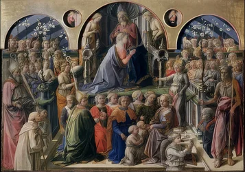 Die Krönung der Jungfrau. 1441