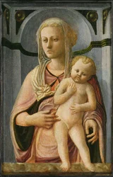 Madonna mit Kind (Detail), ca. 1435