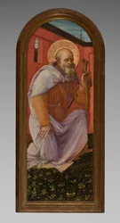 Tafel aus einem Triptychon: St. Antonius Abt